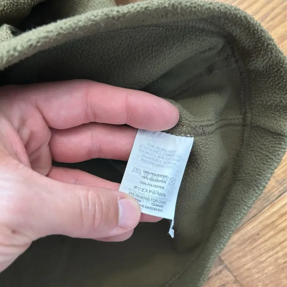 J Crew Fleece Army Military Shawl Collar Field Shirt Jacket Medium